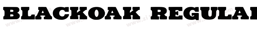 Blackoak Regular字体转换